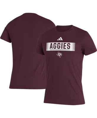 Men's adidas Maroon Texas A&M Aggies Wordmark Tri-Blend T-shirt