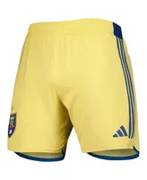 Men's adidas Gold Real Salt Lake 2023 Away Aeroready Authentic Shorts