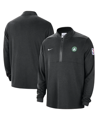 Men's Nike Black Boston Celtics 2023/24 Authentic Performance Half-Zip Jacket