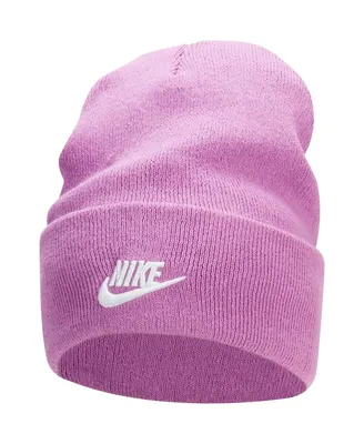 Men's Nike Purple Futura Lifestyle Tall Peak Cuffed Knit Hat