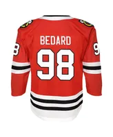 Big Boys Connor Bedard Red Chicago Blackhawks Home Premier Player Jersey