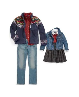 Polo Ralph Lauren Boys Girls Sibling Holiday Outfitting Moments