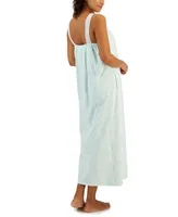 Charter Club Women's Cotton Floral Lace-Trim Nightgown