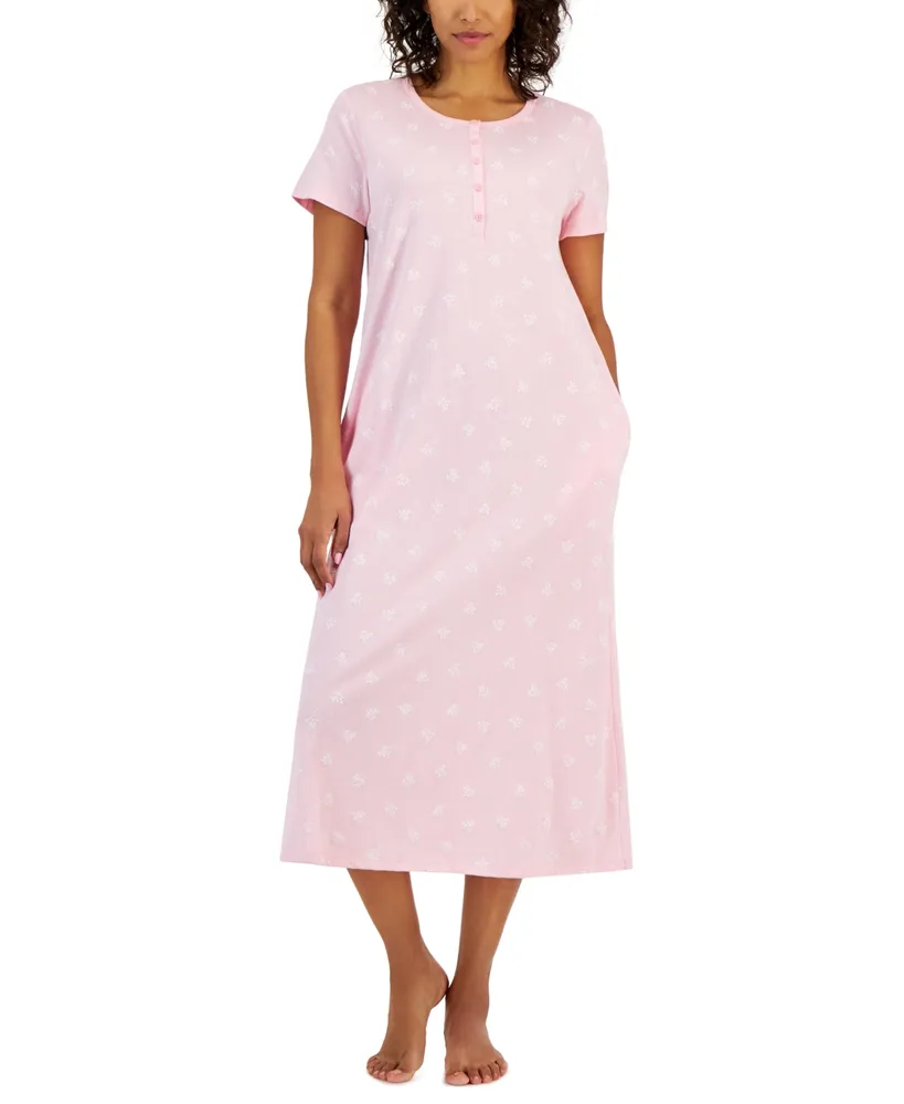 Cotton Lace Trim Nightgown