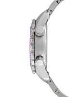 Abingdon Co. Women's Marina Diver's Multifunctional Titanium Bracelet Watch 40mm