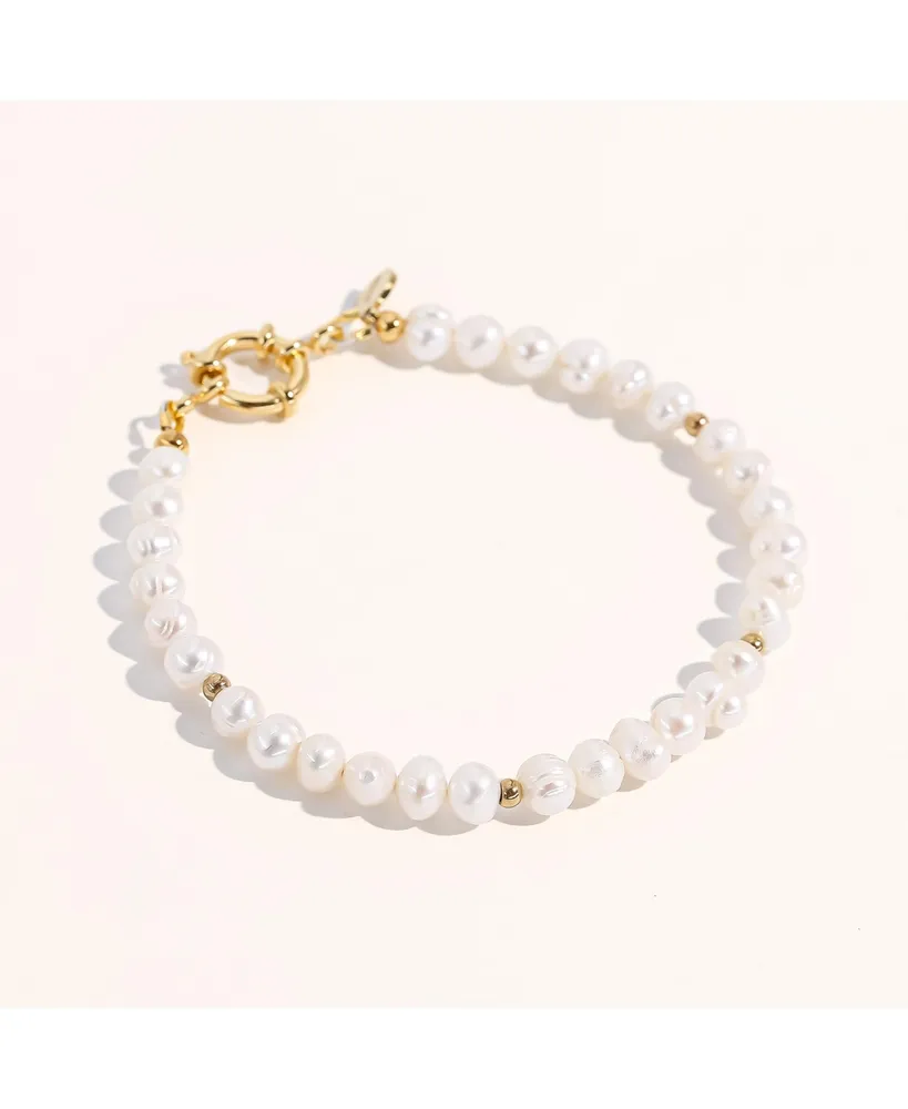 Mathilde Pearl Bracelet 9" For Women