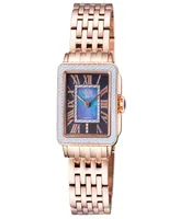 GV2 by Gevril Women's Padova Rose Gold-Tone Stainless Steel Watch 30mm