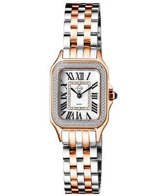 GV2 by Gevril Women's Milan Two-Tone Stainless Steel Watch 27.5mm