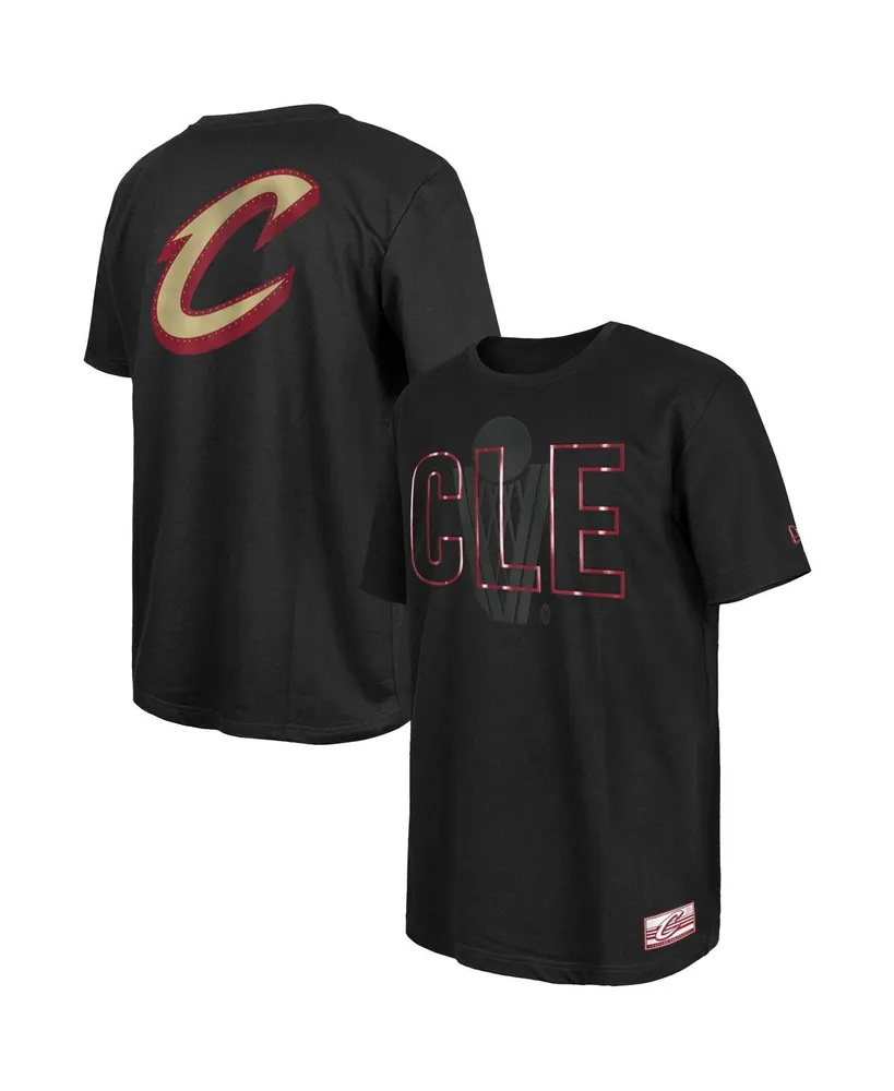 Men's New Era Black Cleveland Cavaliers 2023/24 City Edition Elite Pack T-shirt