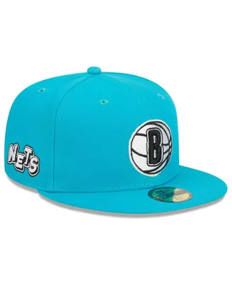 Men's New Era Teal Brooklyn Nets 2023/24 City Edition Alternate 59FIFTY Fitted Hat