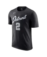 Men's Nike Cade Cunningham Black Detroit Pistons 2023/24 City Edition Name and Number T-shirt