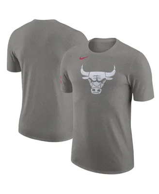 Men's Nike Charcoal Chicago Bulls 2023/24 City Edition Essential Warmup T-shirt