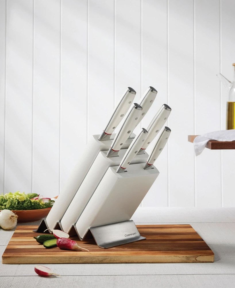 Cuisine::pro iconIX Straub Steel 7 Piece Knife Block Set