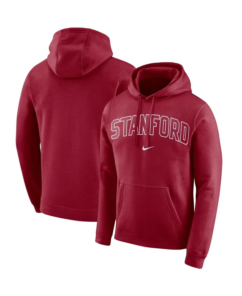 Men's Nike Cardinal Stanford Cardinal Arch Club Fleece Pullover Hoodie