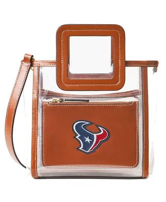 Women's Staud Houston Texans Clear Mini Shirley Bag