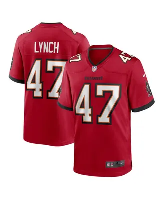 Men's Nike John Lynch Red Tampa Bay Buccaneers Retired Player Game Jersey