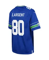 Big Boys Nike Steve Largent Royal Seattle Seahawks Alternate Retired Player Game Jersey