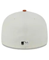 Men's New Era Cream, Orange Los Angeles Dodgers 59FIFTY Fitted Hat