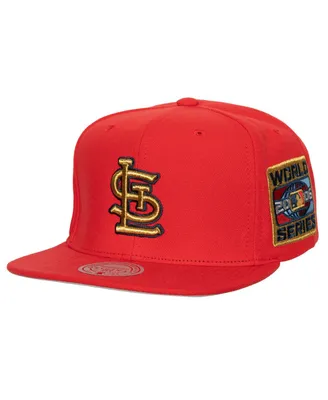 Men's Mitchell & Ness Red St. Louis Cardinals Champ'd Up Snapback Hat