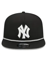 Men's New Era Black New York Yankees Branch Golfer Snapback Hat