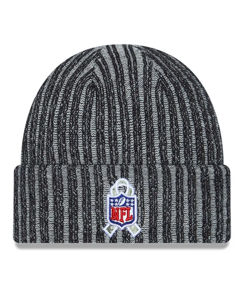 Youth Boys and Girls New Era Black New York Giants 2023 Salute To Service Cuffed Knit Hat