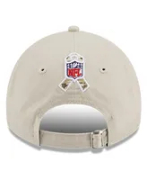 Men's New Era Stone Los Angeles Rams 2023 Salute To Service 9TWENTY Adjustable Hat