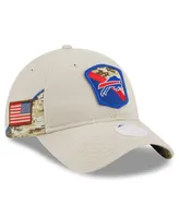 Women's New Era Stone Buffalo Bills 2023 Salute To Service 9TWENTY Adjustable Hat