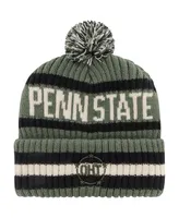 Men's '47 Brand Green Penn State Nittany Lions Oht Military-Inspired Appreciation Bering Cuffed Knit Hat with Pom