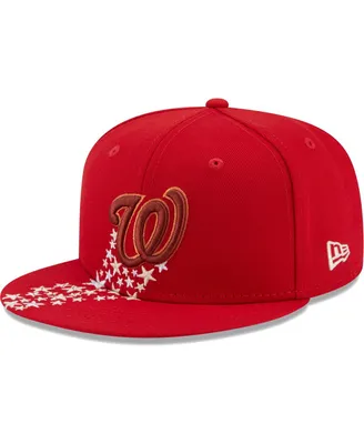 Men's New Era Red Washington Nationals Meteor 59FIFTY Fitted Hat