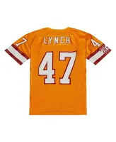 Men's Mitchell & Ness John Lynch Orange Tampa Bay Buccaneers 1993 Authentic Jersey