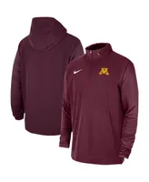 Men's Nike Maroon Minnesota Golden Gophers 2023 Coach Hoodie Half-Zip Jacket