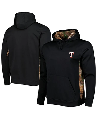 Men's Dunbrooke Black, Camo Texas Rangers Ranger Pullover Hoodie