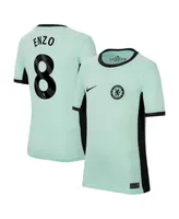 Big Boys Nike Enzo Fernandez Mint Chelsea 2023/24 Third Stadium Replica Player Jersey