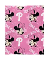 Northwest X Disney Philadelphia Phillies Minnie Hugger Pillow and Silk Touch Throw Set