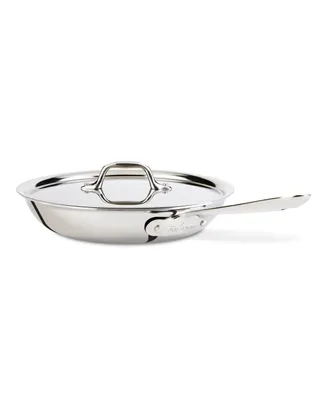 All Clad Tri-Ply Stainless Steel 10" Covered Fry Pan