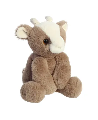 Aurora Medium Gemini Goat Flopsie Adorable Plush Toy Gray 12"