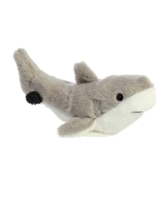 Aurora Small Titan Shark Shoulderkins Adorable Plush Toy Gray 6"