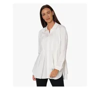 Stella Carakasi Women's Button-Front Shirt Top Sensation Tunic