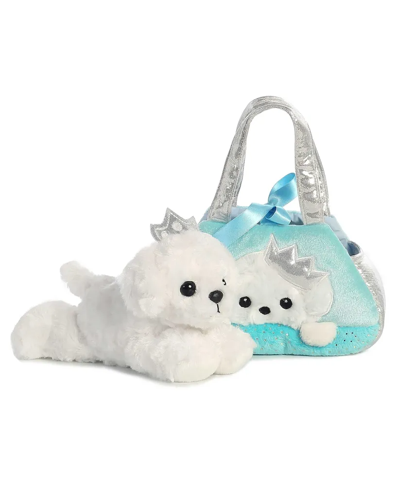 Aurora Small Peek-a-Boo Princess Puppy Fancy Pals Fashionable Plush Toy Multi-Color 7"