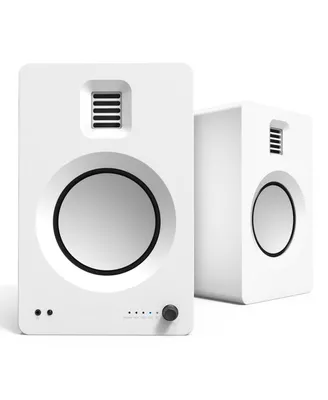 Kanto Tuk Premium Powered Bookshelf Speakers with Headphone Out, Usb Dac, Dedicated Phono Pre-amp, & Bluetooth - Pair