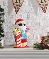 10" Ceramic Beach Santa