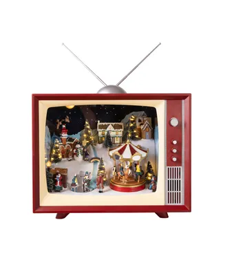 15" Animated Musical Vintage-Like Television