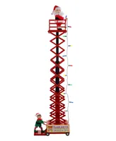 50" Animated Musical Santa's Lift