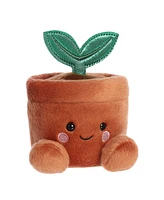 Aurora Mini Terra Potted Plant Palm Pals Adorable Plush Toy Brown 5.5"