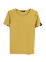 Bellemere New York Women's Grand Crew-Neck Cotton T-Shirt