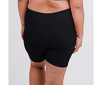 Calypsa Plus Mid-Thigh Swim Shorts