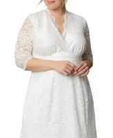 Women's Plus Amour Lace Wedding Gown