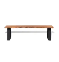 Bench Solid Acacia Wood 63"