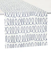 kate spade new york the Loop Joy Dot Reversible Table Runner