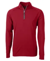 Cutter & Buck Men's Adapt Eco Knit Stretch Recycled Quarter Zip Pullover Jacket